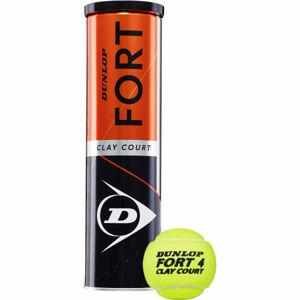 Dunlop FORT CLAY COURT 4 KS Tenisové loptičky, mix, veľkosť os