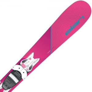 Elan LIL STYLE QS + EL 4.5 Dievčenské zjazdové lyže, ružová, veľkosť 120
