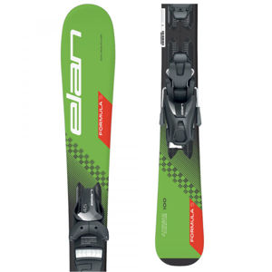 Elan FORMULA S QS+EL 4.5 Detské zjazdové lyže, zelená, veľkosť 110