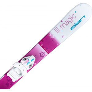 Elan LIL MAGIC + EL 4.5 GW AC Dievčenské zjazdové lyže, ružová, veľkosť 110