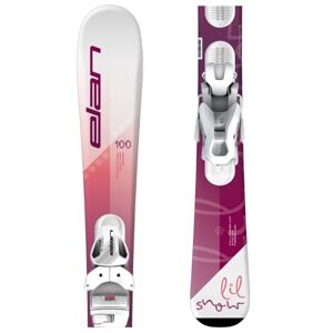 Elan LIL SNOW W JRS+EL 4.5 Dievčenské zjazdové lyže, ružová, veľkosť
