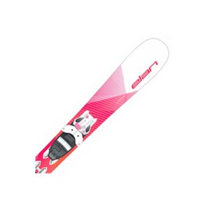 Elan LIL STYLE QS+EL 7.5 Detské zjazdové lyže, ružová,biela, veľkosť