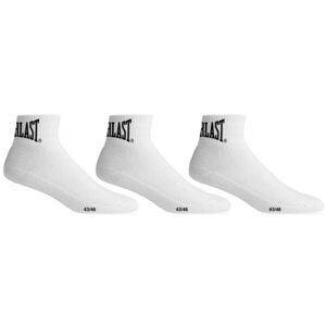 Everlast QUARTER EVERLAST SOCKS Športové ponožky stredné, biela, veľkosť 43-46