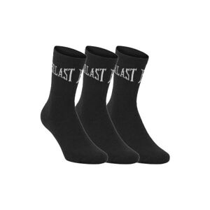 Everlast TENNIS EVERLAST SOCKS Športové vysoké ponožky, čierna, veľkosť 39-42