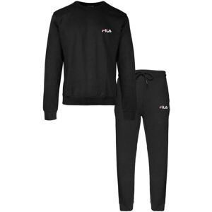 Fila BRUSHED COTTON FLEECE CREW Pánske pyžamo, čierna, veľkosť XL