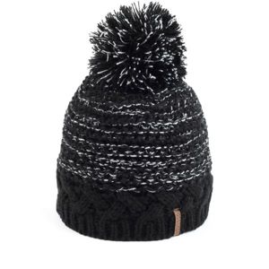 Finmark DIVISION Pletená čiapka, čierna, veľkosť UNI
