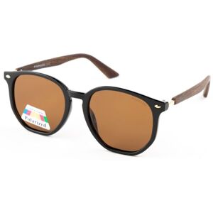 Finmark F2310 Športové slnečné okuliare s polarizačnými šošovkami, čierna, veľkosť os