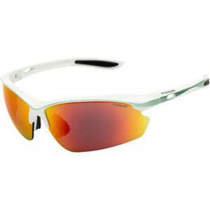 Finmark FNKX2029 Športové slnečné okuliare, biela,zelená,čierna, veľkosť