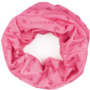 Finmark FS-010 Multifunkčná šatka, ružová, veľkosť UNI