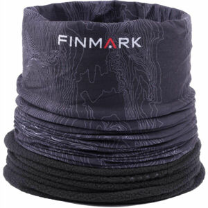 Finmark FSW-102 Multifunkčná šatka, čierna, veľkosť UNI