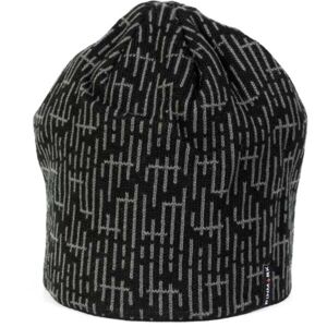 Finmark FC2247 Pánska zimná  pletená čiapka, čierna, veľkosť os
