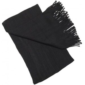 Finmark ZIMNÍ ŠÁLA čierna UNI - Zimný pletený šál