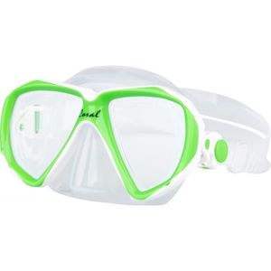 Finnsub CORAL JR MASK Juniorská potápačská maska, zelená, veľkosť UNI
