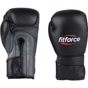 Fitforce CLIPPER Boxerské rukavice, čierna,biela,červená, veľkosť