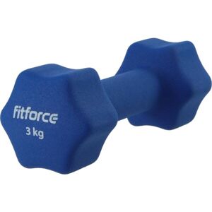 Fitforce FDBN 3 KG Jednoručná  činka, tmavo modrá, veľkosť 3 KG