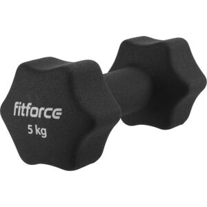 Fitforce FDBN 5 KG Jednoručná  činka, čierna, veľkosť 5 KG
