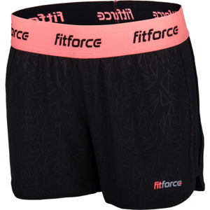 Fitforce RONY čierna M - Dámske  fitness šortky