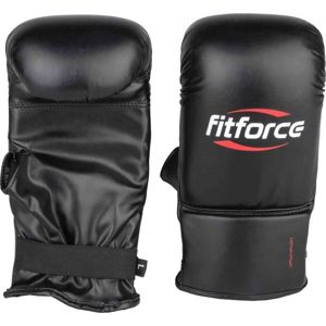 Fitforce JAYHAWK Boxérske rukavice, čierna, veľkosť S/M