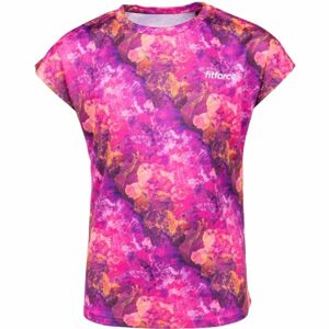 Fitforce MALIKA Dievčenské fitness tričko, ružová, veľkosť