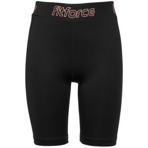 Fitforce MARGA Dievčenské fitness šortky, čierna, veľkosť 152-158