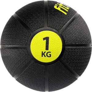 Fitforce MEDICINE BALL 1 KG Medicinbal, čierna, veľkosť 1 KG