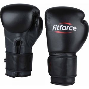 Fitforce PATROL Tréningové boxerské rukavice, čierna, veľkosť 12