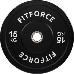 Fitforce PLRO 15 KG x 50 MM Nakladací kotúč, čierna, veľkosť 15 KG