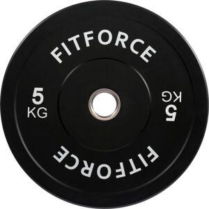 Fitforce PLRO 5 KG x 50 MM Nakladací kotúč, čierna, veľkosť 5 KG