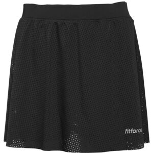 Fitforce RENDA Dámska bežecká sukňa 2v1, čierna, veľkosť XS