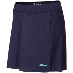 Fitforce RENDA Dámska bežecká sukňa 2v1, tmavo modrá, veľkosť S
