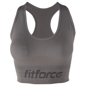 Fitforce SANCY Dámska fitness podprsenka, sivá, veľkosť XL