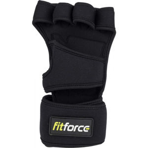 Fitforce TAUR Fitness rukavice, čierna, veľkosť L
