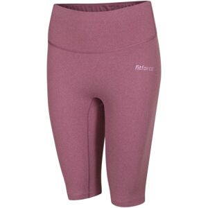 Fitforce XANTYPA Dámske  fitness šortky, ružová, veľkosť S