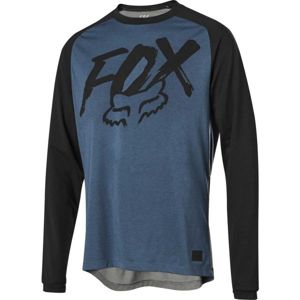 Fox RANGER DRI-RELEASE LS JRSY modrá M - Pánsky cyklistický dres