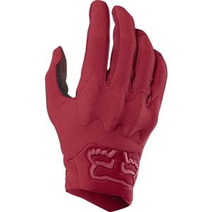 Fox DEFEND D3O červená S - Pánske cyklistické rukavice