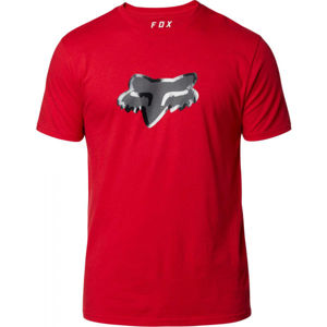 Fox STAY GLASSY SS PREMIUM TEE červená XL - Pánske tričko