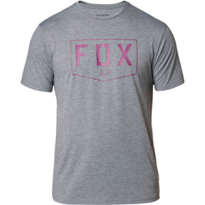Fox SHIELD SS TECH TEE tmavo šedá L - Pánske tričko