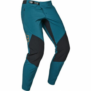 Fox DEFEND Pánske cyklistické nohavice, modrá, veľkosť 38