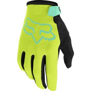 Fox RANGER Cyklistické rukavice, reflexný neón, veľkosť XL