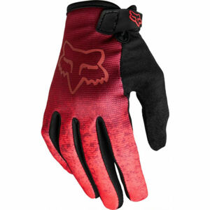 Fox RANGER W Dámske cyklistické rukavice, červená, veľkosť L