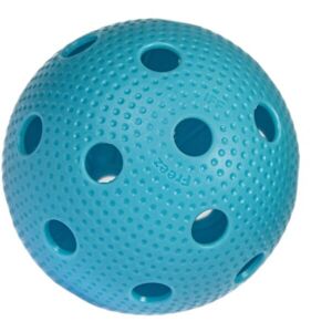 FREEZ BALL OFFICIAL Florbalová loptička, modrá, veľkosť os