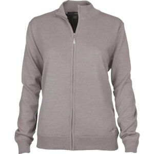 GREGNORMAN MERINO (50:50) LINED FULL-ZIP Dámsky sveter, béžová, veľkosť L