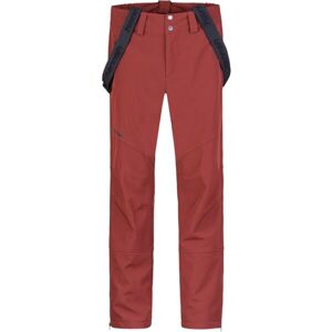 Hannah FURIO Pánske lyžiarske softshellové nohavice, červená, veľkosť XL