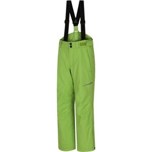 Hannah KAROK JR Detské lyžiarske nohavice, zelená, veľkosť 140