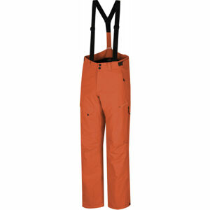 Hannah KASEY Pánske lyžiarske nohavice, oranžová, veľkosť S