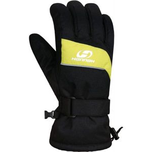Hannah RAFFY Pánske lyžiarske rukavice, čierna, veľkosť L