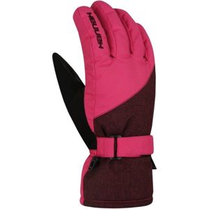 Hannah ROWE ružová M - Dámske lyžiarske rukavice