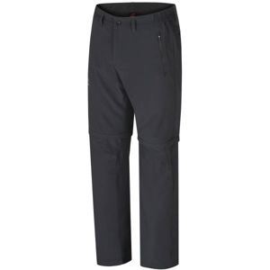 Hannah STRETCH Pánské odopínateľné nohavice, tmavo sivá, veľkosť XL