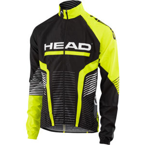 Head MEN ANORAK TEAM Pánska cyklistická bunda, čierna, veľkosť L