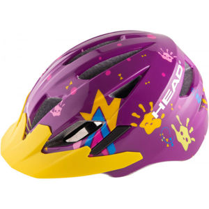 Head Y11A OUT MOULD Detská cyklistická prilba, fialová, veľkosť (47 - 52)